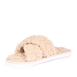 201-42SWK-019 Тапочки домашние жен. и.мех/и.мех беж, Zenden