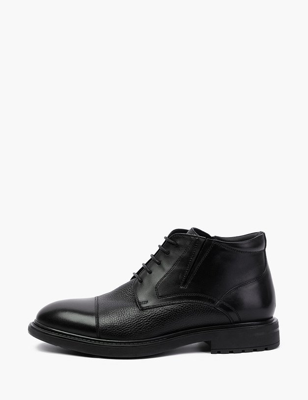 Черные мужские ботинки MASCOTTE 128-222224-0102 | ракурс 1