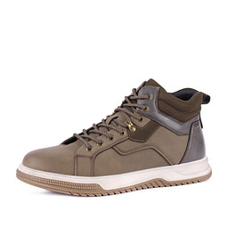 248-42MV-055SR Ботинки мужские и.нубук-и.кожа/ворс.ткань хаки, INSTREET