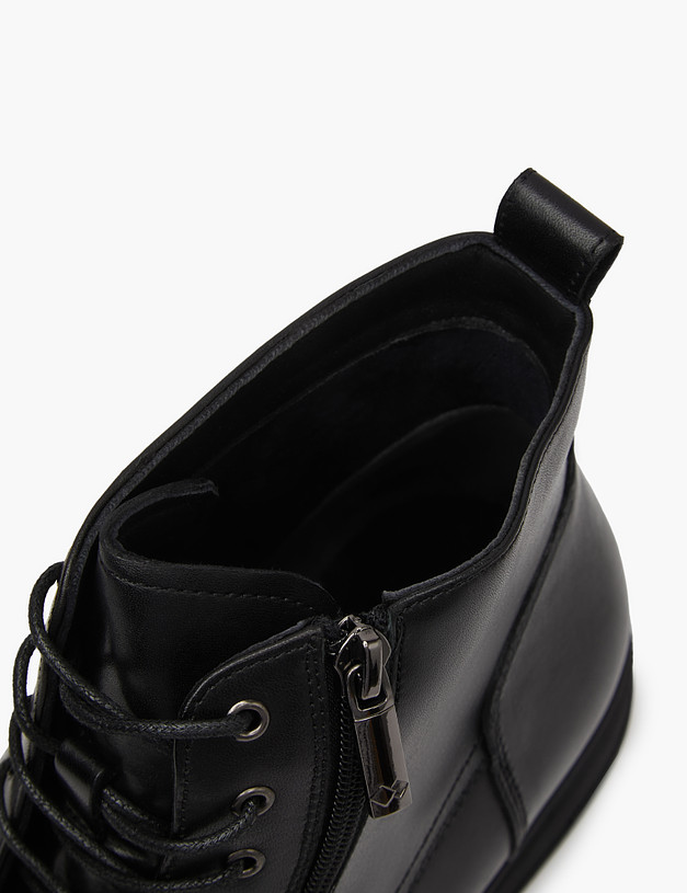 Черные мужские ботинки из кожи MASCOTTE 58-322525-0102 | ракурс 6