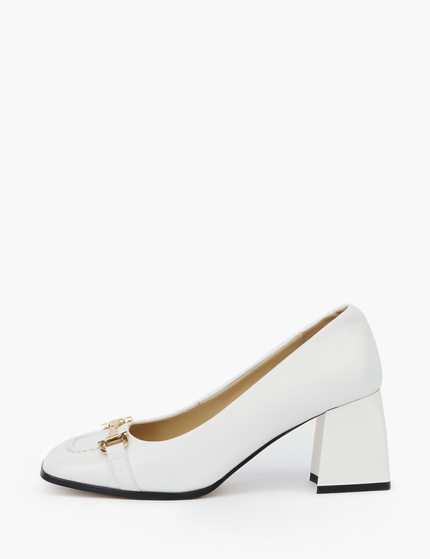 Белые женские туфли MASCOTTE 233-210411-0501 | ракурс 1