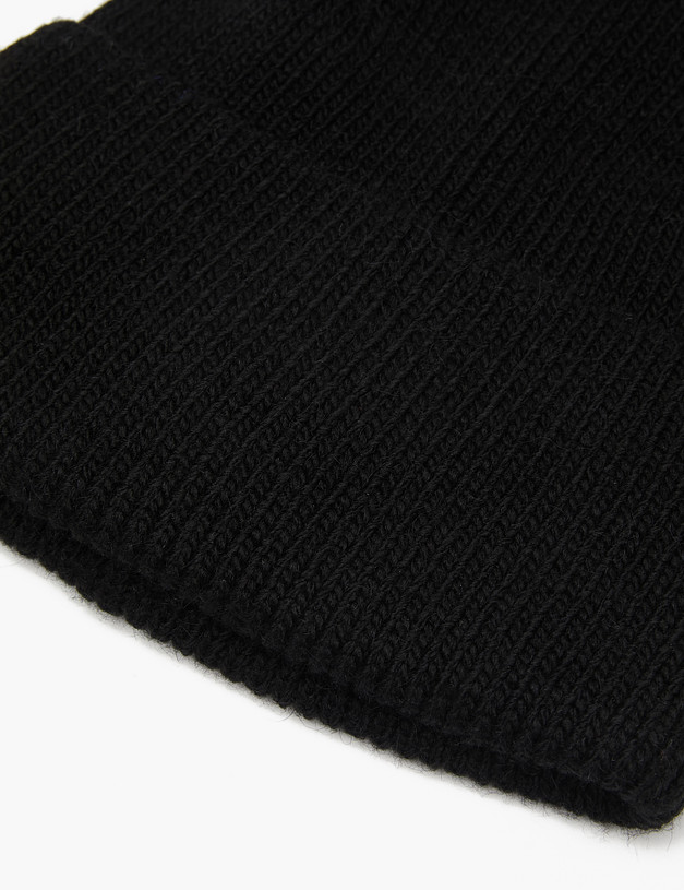Черная женская шапка MASCOTTE 781-3216-7502 | ракурс 3