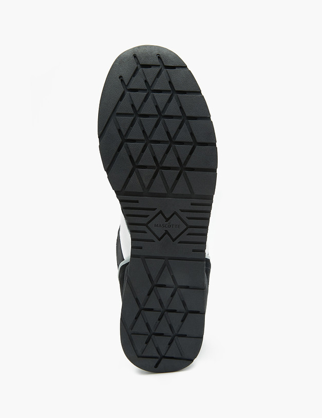 Черные мужские кроссовки из велюра и текстиля MASCOTTE 189-3114521-0202 | ракурс 5