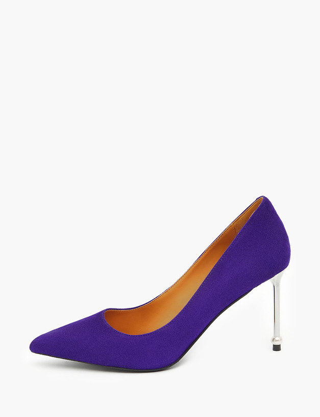 Темно-фиолетовые женские туфли на шпильке MASCOTTE 172-210211-0603 | ракурс 2