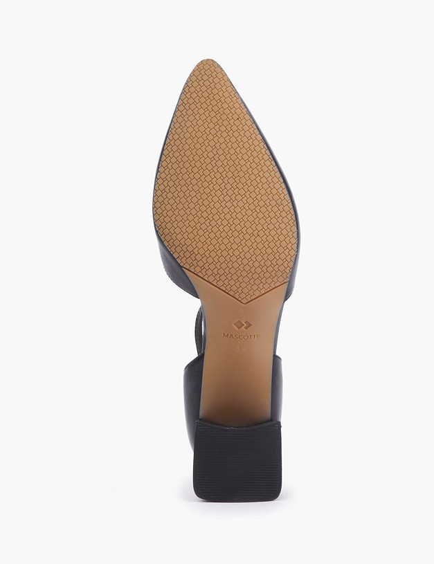Черные кожаные женские туфли MASCOTTE 99-212211-3501M | ракурс 6