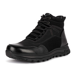 116-52MZ-056GW Ботинки для активного отдыха мужские и.нубук-и.кожа/и.мех черн, INSTREET
