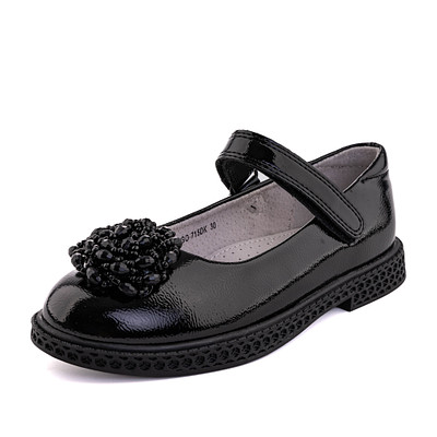 Туфли мэри джейн для девочек ZENDEN first 215-32GO-715DK, цвет черный, размер 29