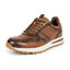 296-52MV-003KT Полуботинки для активного отдыха мужские нат.кожа/текстиль корич, Quattrocomforto