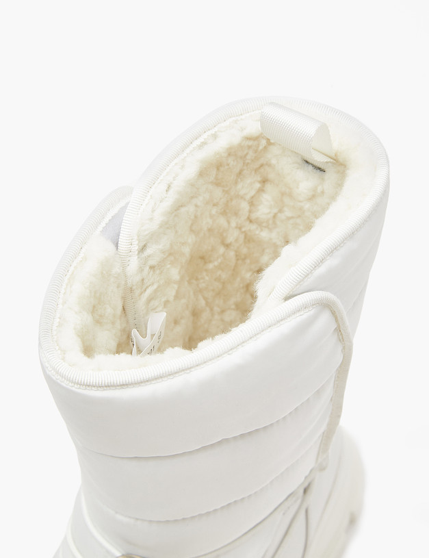 Белые женские зимние ботинки MASCOTTE 233-3201937-0201 | ракурс 6
