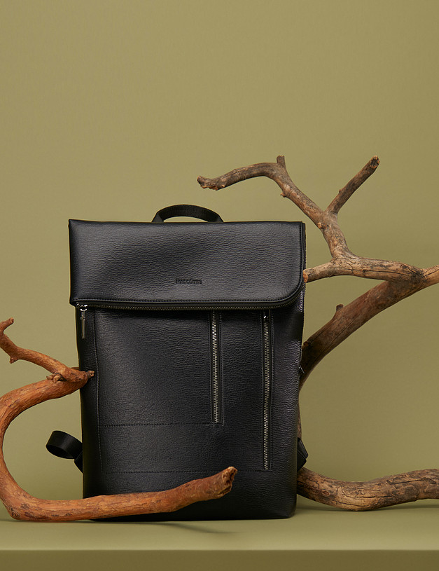 Черный мужской рюкзак MASCOTTE 604-3211-602 | ракурс 1