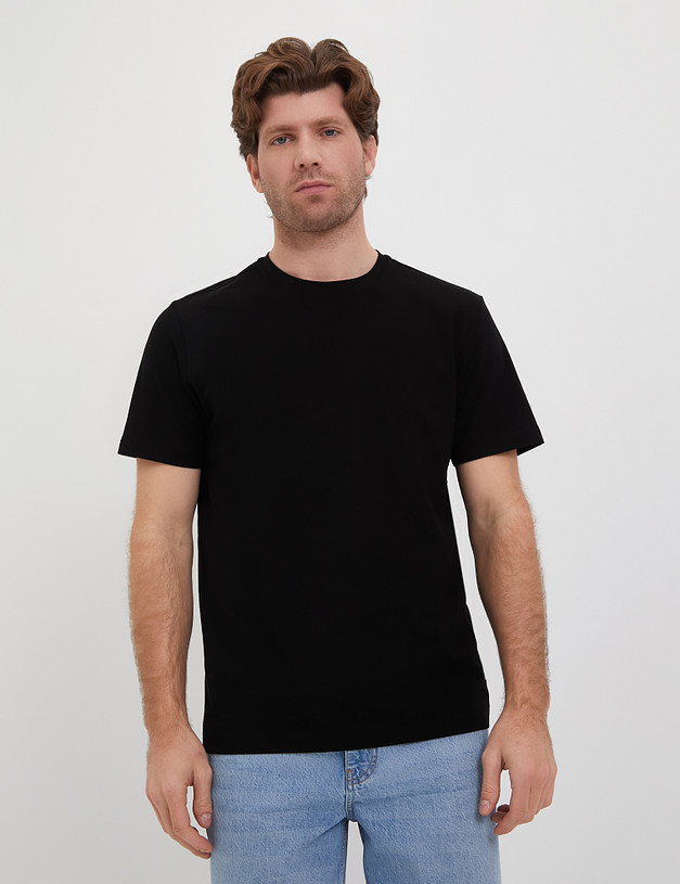 Черная мужская футболка MASCOTTE 873-4105-2602 | ракурс 1