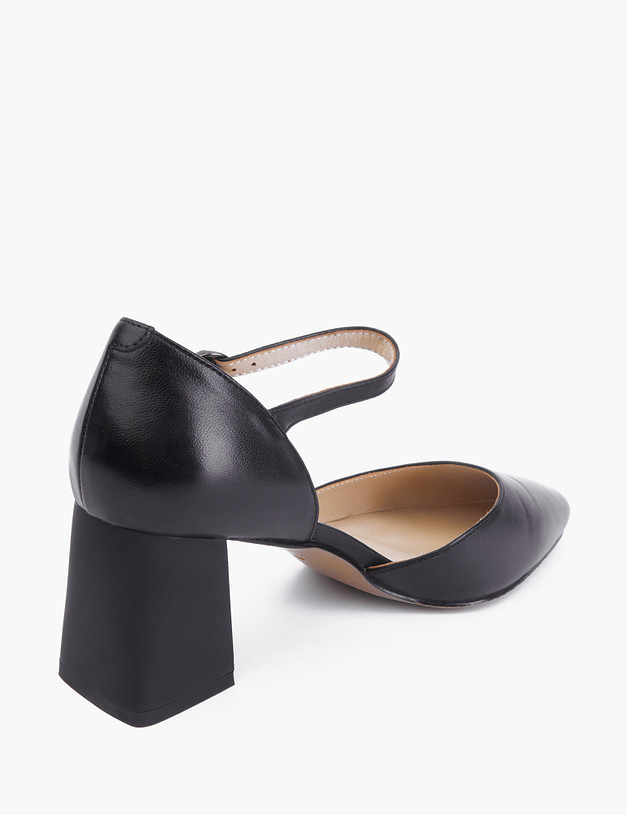 Черные кожаные женские туфли MASCOTTE 99-212211-3501M | ракурс 4