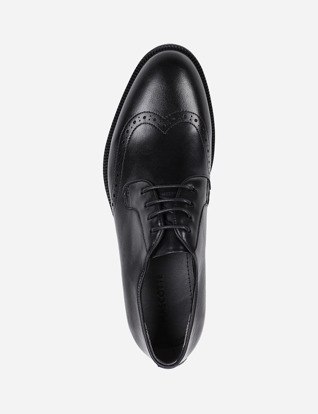 Черные мужские ботинки дерби MASCOTTE 128-025415-0102 | ракурс 5