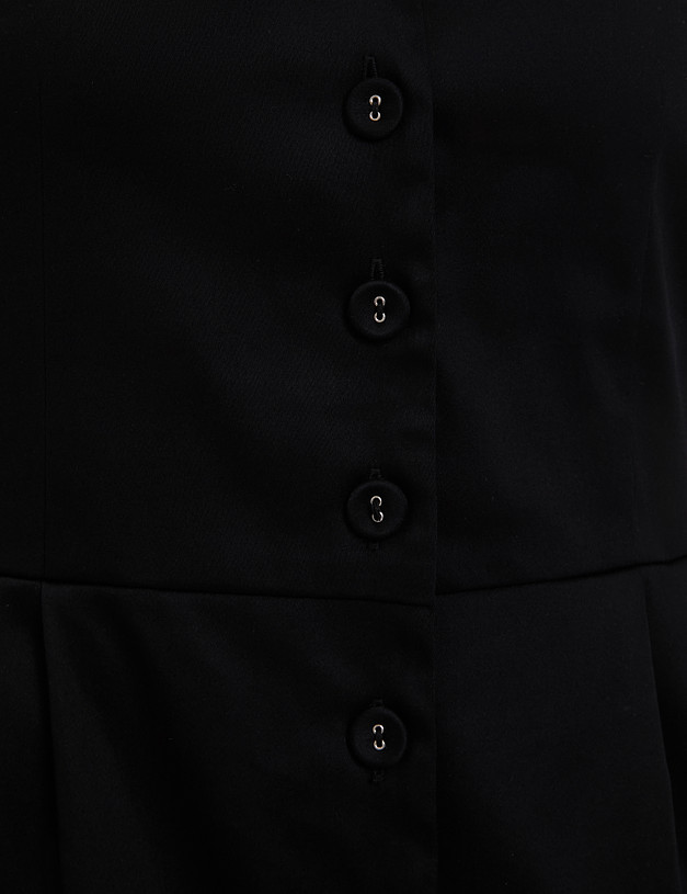 Черное женское платье MASCOTTE 790-4106-2602 | ракурс 5