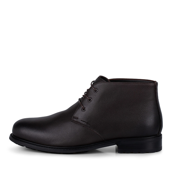 Коричневые мужские кожаные ботинки "Томас Мюнс"