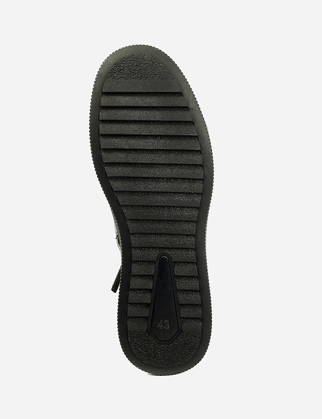 Черные мужские ботинки из кожи MASCOTTE 104-1211122-3107M | ракурс 5
