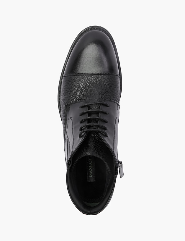 Черные мужские ботинки MASCOTTE 128-222224-0102 | ракурс 4