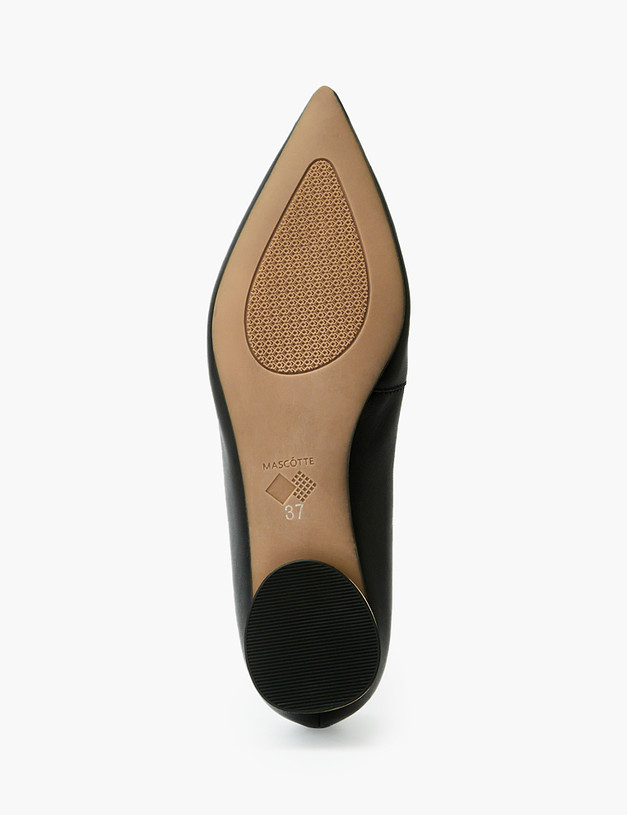 Черные женские туфли из натуральной кожи MASCOTTE 233-313311-0502 | ракурс 5