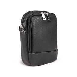 MV-41BWC-002 Сумка мужская и.кожа/текстиль черн, S, INSTREET