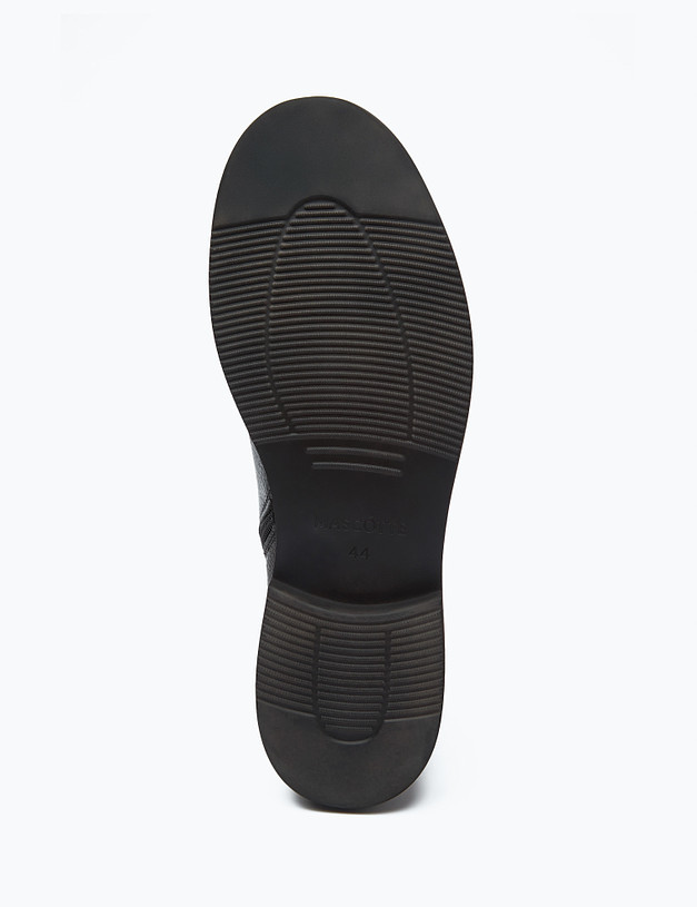 Черные мужские ботинки с акцентами MASCOTTE 175-220721-0102 | ракурс 6