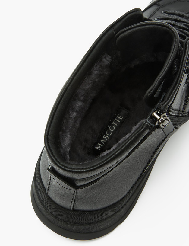Черные мужские ботинки MASCOTTE 22-021535-3128M | ракурс 6