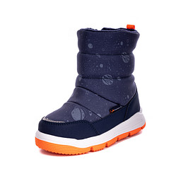 120-32BO-842TN Полусапоги для активного отдыха мальчиковые текстиль-и.нубук/шерсть-и.мех синий, Pulse