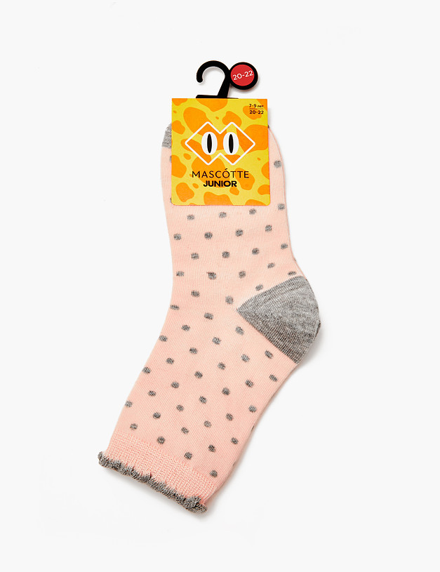 Розовые носки для девочек MASCOTTE 764-3116-73006 | ракурс 1