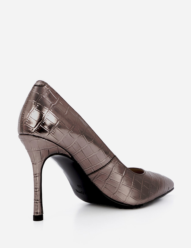 Серебристые женские туфли MASCOTTE 21-922114-0116 | ракурс 3