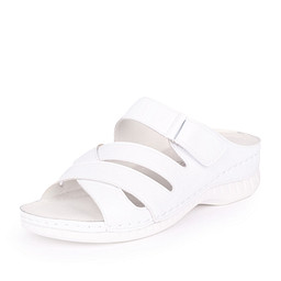 12-51WA-072VS Туфли летние женские кож.спилок/и.кожа бел, Marisetta