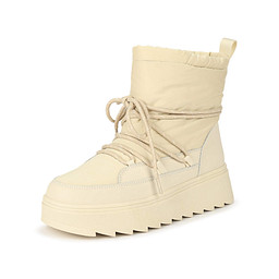 98-52WA-042TW Ботинки для активного отдыха женские текстиль-кож.спилок/и.мех молочн, Zenden