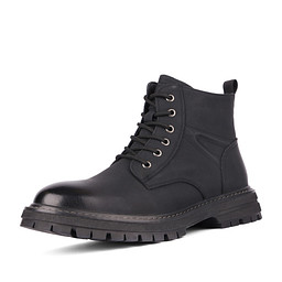 179-42MV-103VR Ботинки для активного отдыха мужские кож.спилок/ворс.ткань-и.кожа черн, Zenden