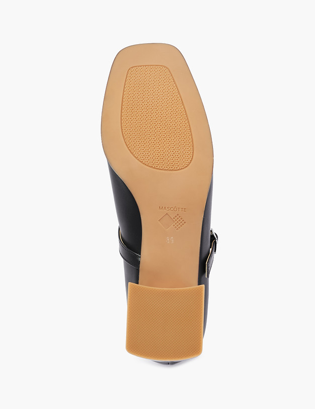 Черные кожаные женские туфли MASCOTTE 126-210211-0502 | ракурс 6