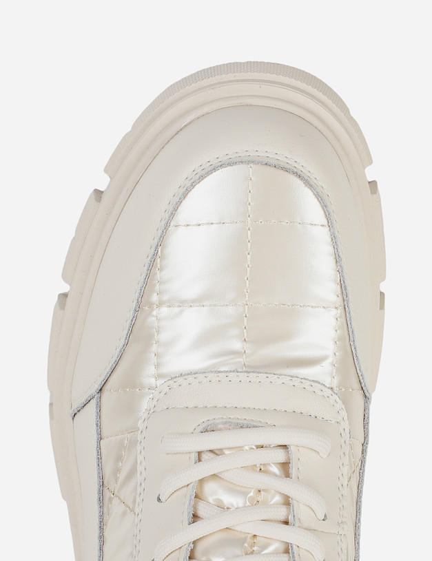 Белые женские ботинки MASCOTTE 234-121421-0601 | ракурс 5