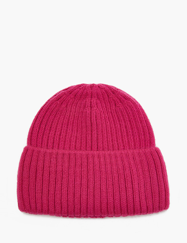Женская шапка цвета фуксии MASCOTTE 781-3231-7506 | ракурс 2