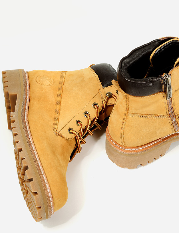 Желтые женские ботинки MASCOTTE 58-123221-0318 | ракурс 7