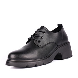 245-42WB-055VT Полуботинки женские кож.спилок/текстиль черн, Zenden