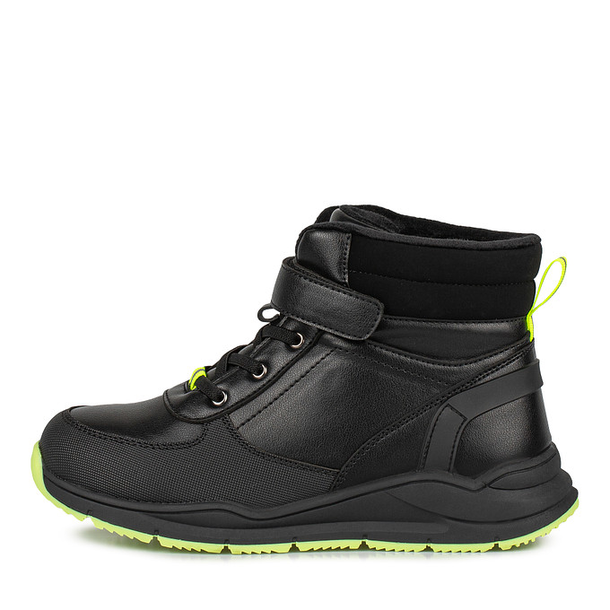 Черные детские ботинки для мальчика в стиле кроссовок MUNZ YOUNG