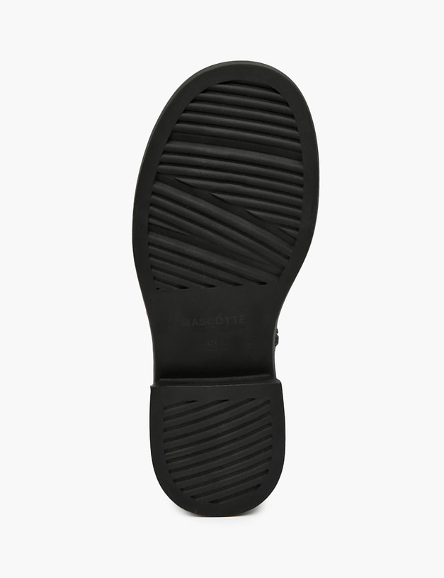Черные кожаные женские ботинки MASCOTTE 58-323221-0102 | ракурс 6