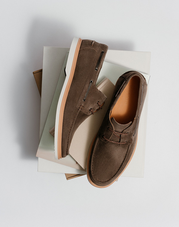 Коричневые мужские топ-сайдеры 5990₽