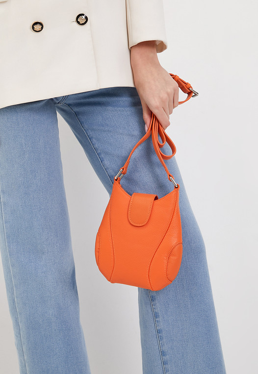 Оранжевая женская сумка