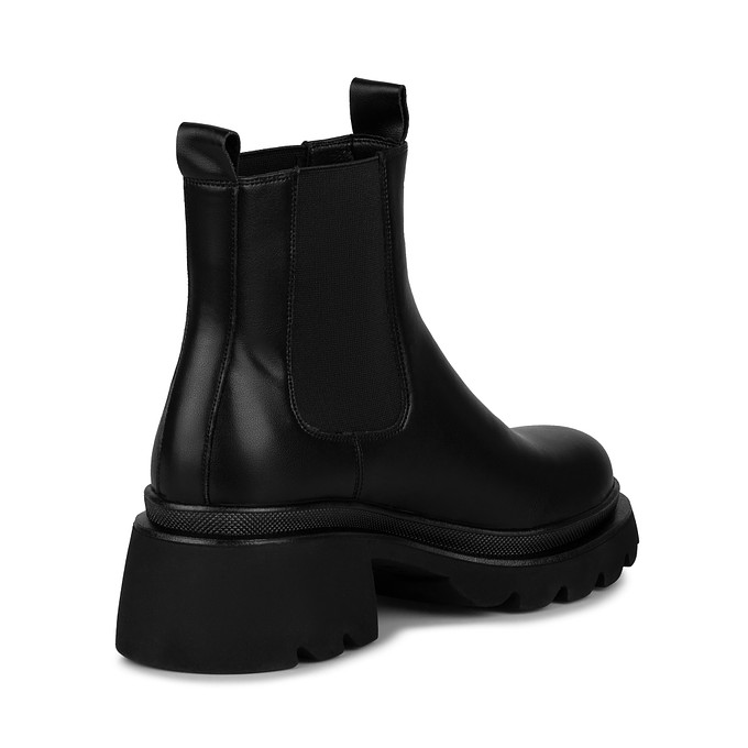 Черные женские кожаные ботинки челси "Томас Мюнц"