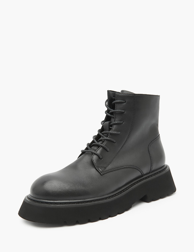 Черные женские ботинки MASCOTTE 58-3203322-8100M | ракурс 2