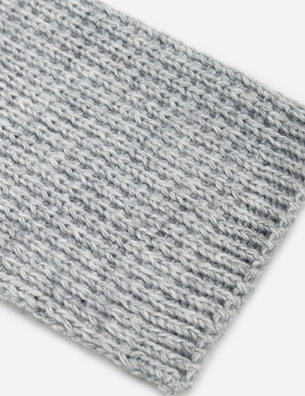 Серый женский шарф MASCOTTE 781-0217-510 | ракурс 2