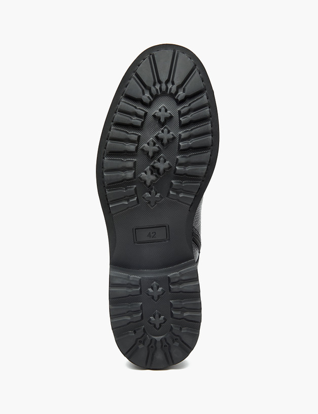 Черные кожаные мужские ботинки MASCOTTE 128-3221526-0102 | ракурс 5