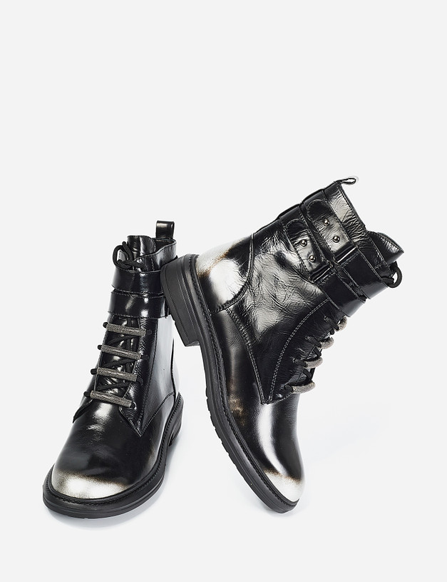 Черные женские ботинки MASCOTTE 100-022722-0110 | ракурс 7
