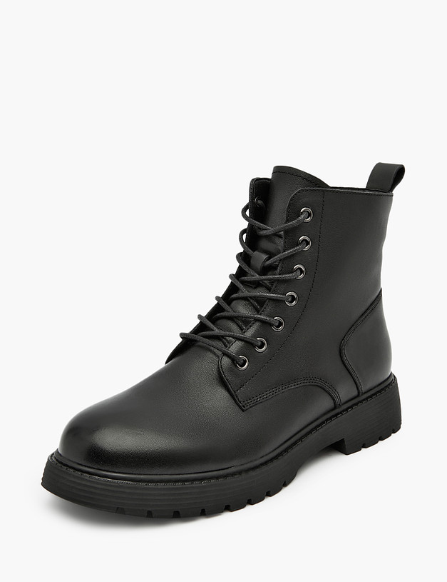 Черные женские зимние ботинки MASCOTTE 58-321831-7100M | ракурс 3