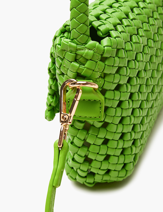 Зеленая женская плетеная сумка MASCOTTE 647-4109-604 | ракурс 6