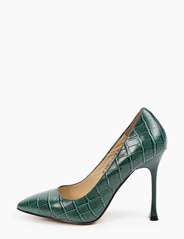 Зеленые женские туфли на шпильке MASCOTTE 09-0288711-5134M | ракурс 1