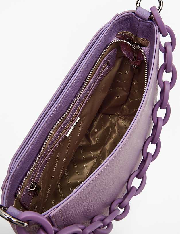 Лиловая женская сумка с цепью MASCOTTE 660-3101-107 | ракурс 4