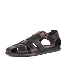 333-31MZ-213KK Туфли летние мужские нат.кожа/нат.кожа корич, Zenden